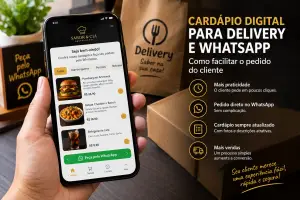 Blog Cardápio digital para delivery e WhatsApp, como facilitar o pedido do cliente